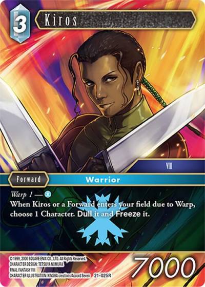 Kiros 21-025R Beyond Destiny Final Fantasy card