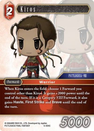 Kiros 6-004C Opus VI Final Fantasy card