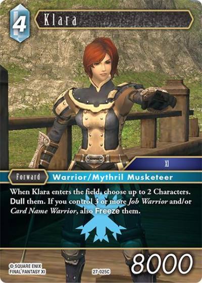 Klara 27-025C Journey of discovery Final Fantasy card