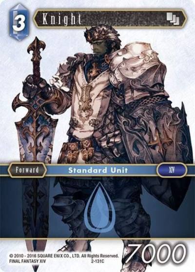 Knight 2-131C Opus II Final Fantasy card