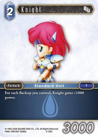 Knight 3-139C Opus III Final Fantasy card