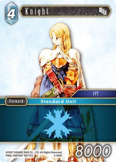 Knight 4-040C Opus IV Final Fantasy card