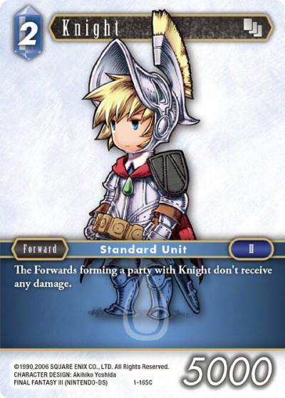 Knight Ingus 1-165C Opus I Final Fantasy card