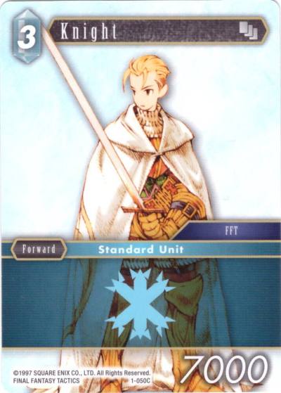 Knight Male Unit 1-050C Deck Exclusive Cards Final Fantasy card