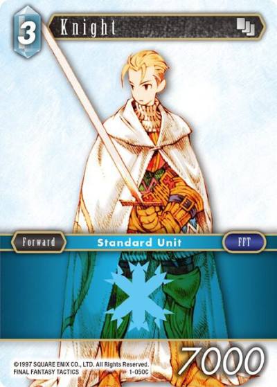 Knight Male Unit 1-050C Opus I Final Fantasy card