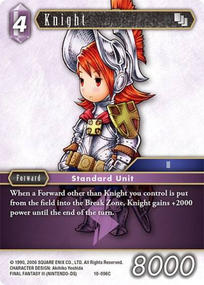 Knight Refia 10-096C Opus X Final Fantasy card