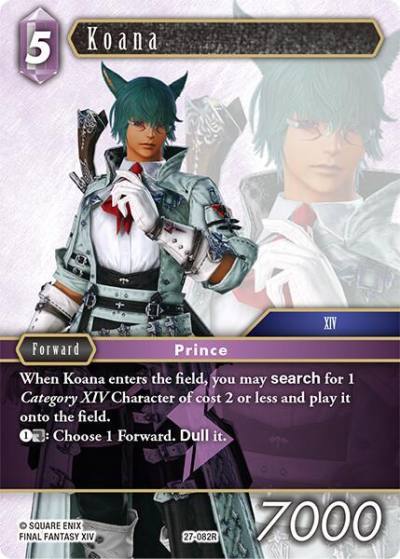 Koana 27-082R Journey of discovery Final Fantasy card