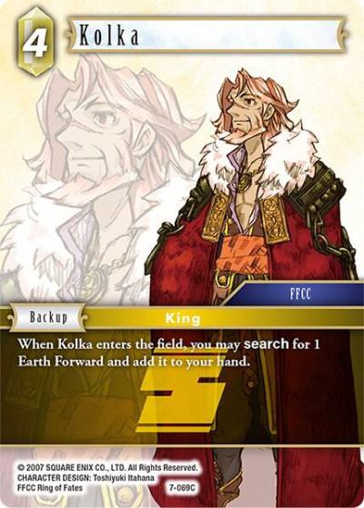 Kolka 7-069C Opus VII Final Fantasy card