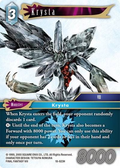 Krysta 18-023H Resurgence of Power Final Fantasy card