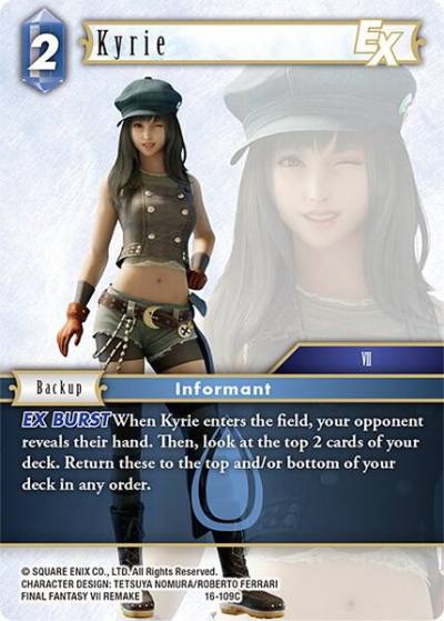 Kyrie EX 16-109C Emissaries of Light Final Fantasy card