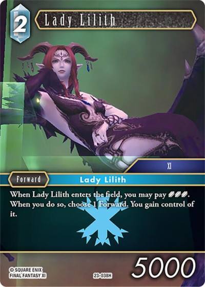 Lady Lilith 23-038H Hidden Trials Final Fantasy card