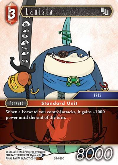 Lanista 26-020C Gunslinger in the abyss Final Fantasy card
