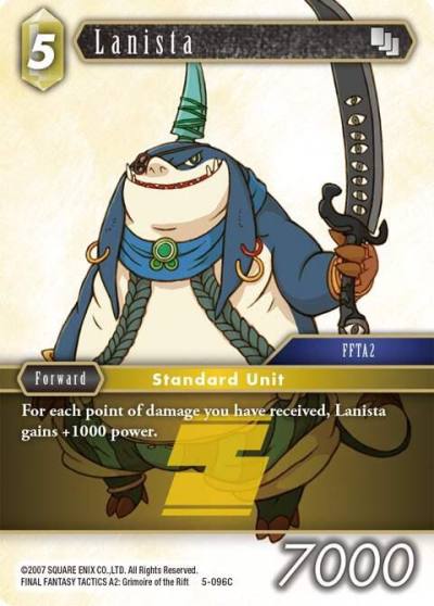 Lanista 5-096C Opus V Final Fantasy card