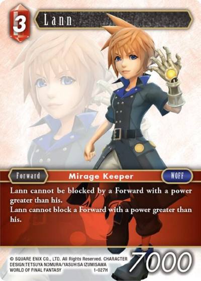 Lann 1-027H Opus I Final Fantasy card