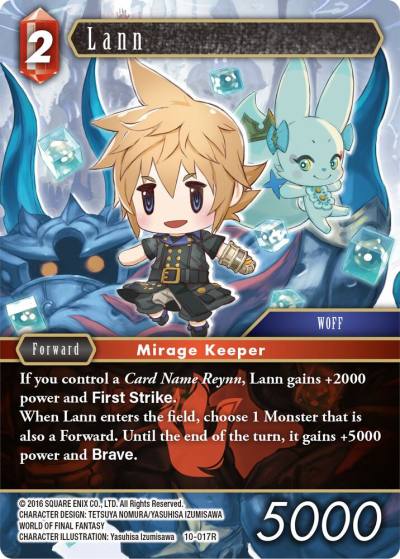 Lann 10-017R Opus X Final Fantasy card