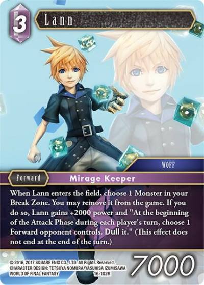 Lann 16-102R Emissaries of Light Final Fantasy card