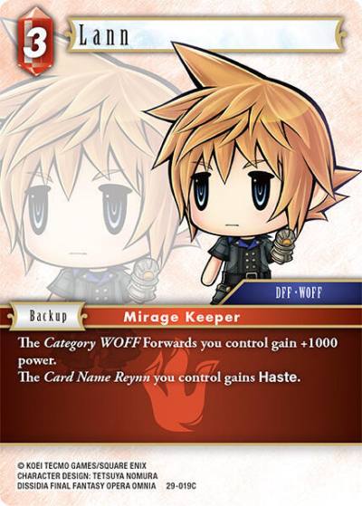 Lann 29-019C Blissful Eternity Final Fantasy card