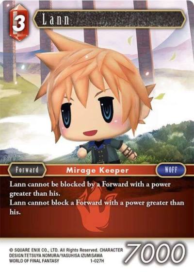 Lann Alternate Art Promo PR-004/1-027H FF: Promo Cards Final Fantasy card