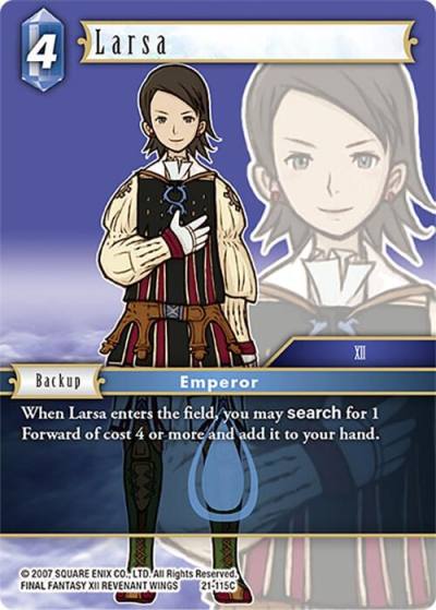 Larsa 21-115C Beyond Destiny Final Fantasy card