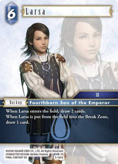 Larsa 5-165S Opus V Final Fantasy card