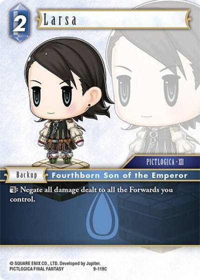 Larsa 9-119C Opus IX Final Fantasy card