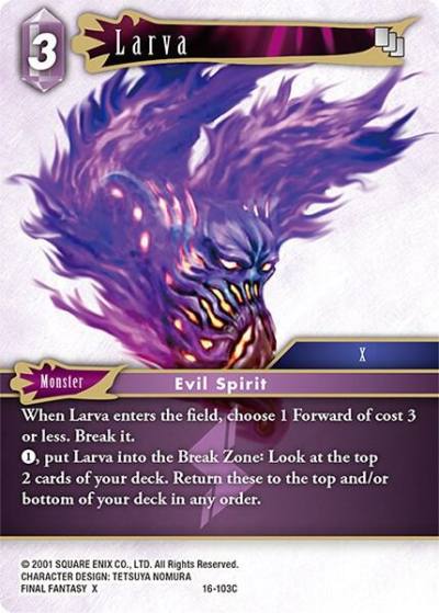 Larva 16-103C Emissaries of Light Final Fantasy card