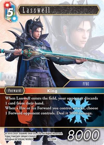 Lasswell 13-105R Opus XIII: Crystal Radiance Final Fantasy card