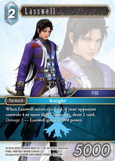 Lasswell 18-034R Resurgence of Power Final Fantasy card