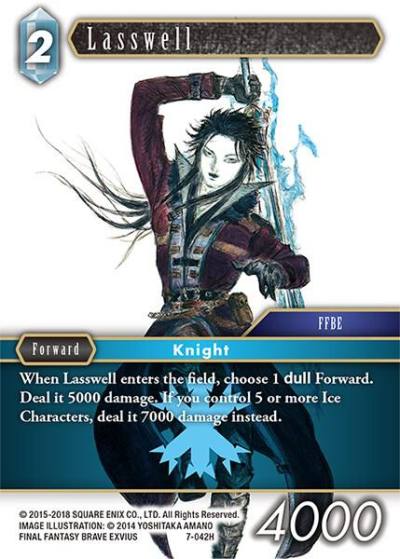 Lasswell 7-042H Opus VII Final Fantasy card