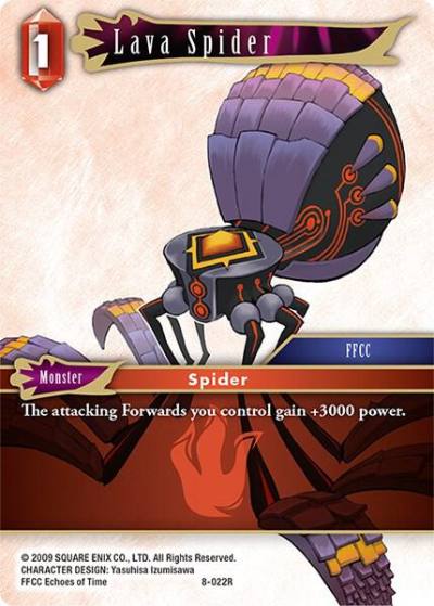 Lava Spider 8-022R Opus VIII Final Fantasy card