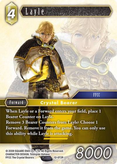 Layle 12-072R Opus XII Final Fantasy card