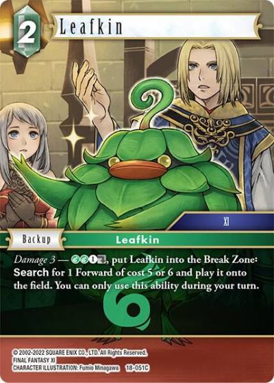 Leafkin 18-051C Resurgence of Power Final Fantasy card