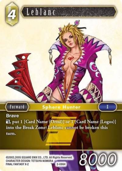 Leblanc 2-096H Opus II Final Fantasy card