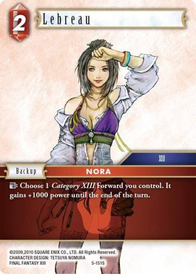 Lebreau 5-151S Opus V Final Fantasy card