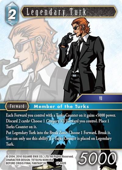 Legendary Turk 17-042R Rebellion's Call Final Fantasy card
