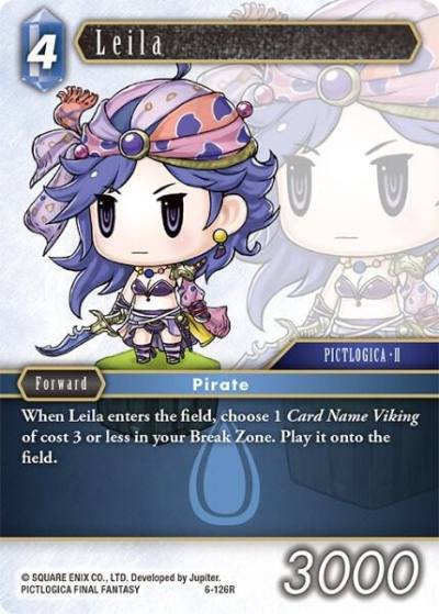 Leila 6-126R Opus VI Final Fantasy card