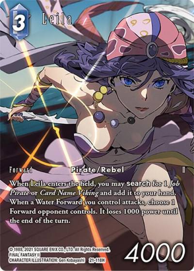 Leila Full Art 21-118H Beyond Destiny Final Fantasy card