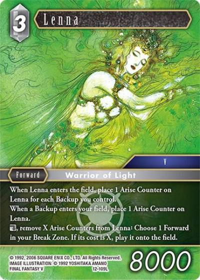 Lenna 12-109L Opus XII Final Fantasy card