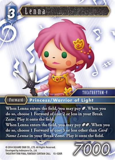 Lenna 15-126R Crystal Dominion Final Fantasy card