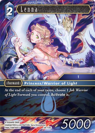 Lenna 29-114C Blissful Eternity Final Fantasy card