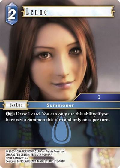 Lenne 18-101C Resurgence of Power Final Fantasy card