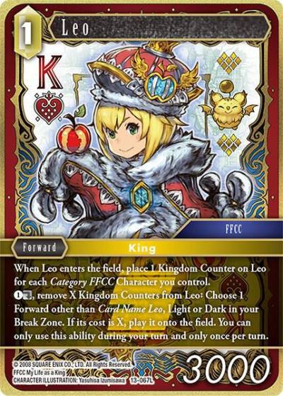 Leo 13-067L Opus XIII: Crystal Radiance Final Fantasy card