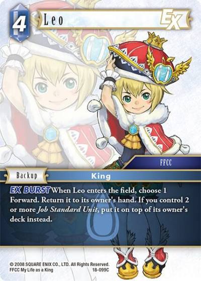Leo EX 18-099C Resurgence of Power Final Fantasy card