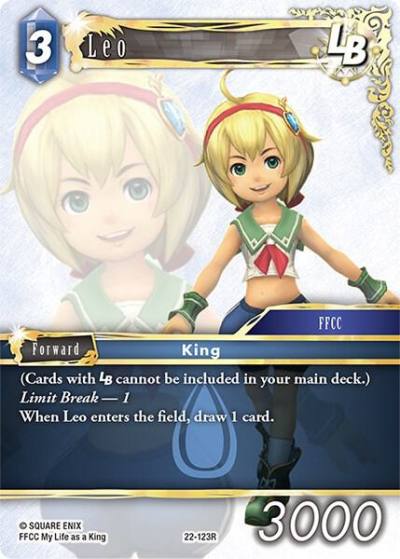 Leo LB 22-123R Hidden Hope Final Fantasy card