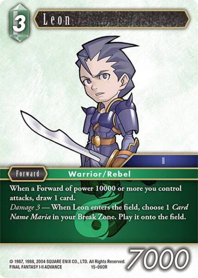 Leon 15-060R Crystal Dominion Final Fantasy card
