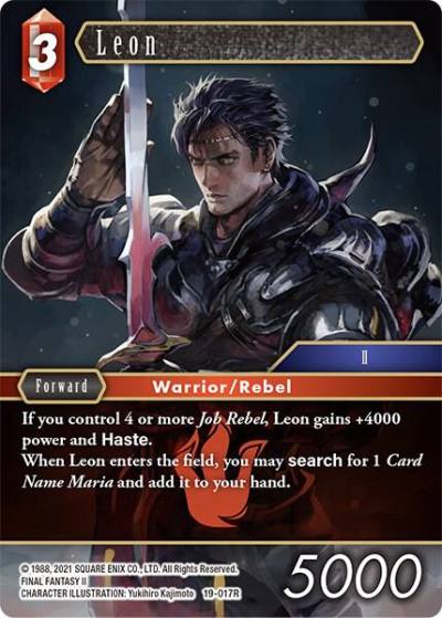 Leon 19-017R From Nightmares Final Fantasy card