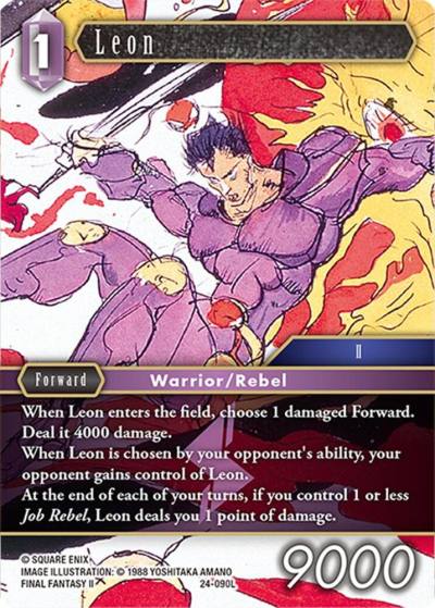 Leon 24-090L Hidden Legends Final Fantasy card