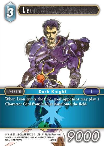 Leon Dark Knight 1-060H Opus I Final Fantasy card