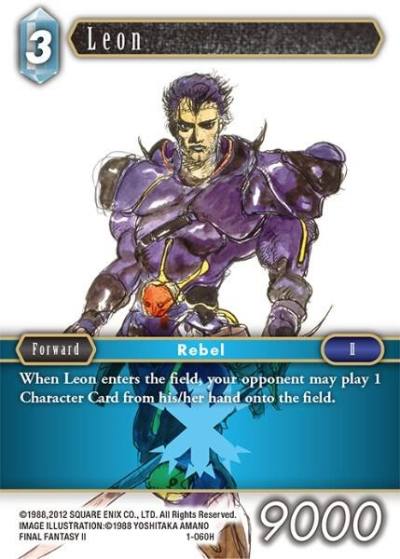 Leon Rebel 1-060H Opus I Final Fantasy card