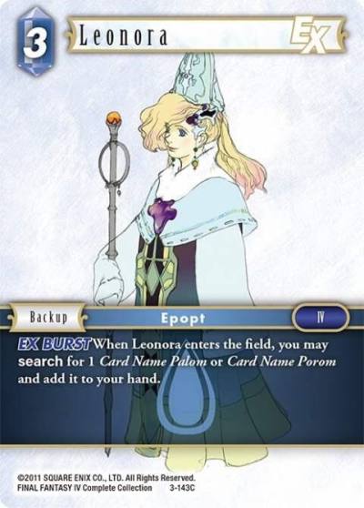 Leonora EX 3-143C Opus III Final Fantasy card